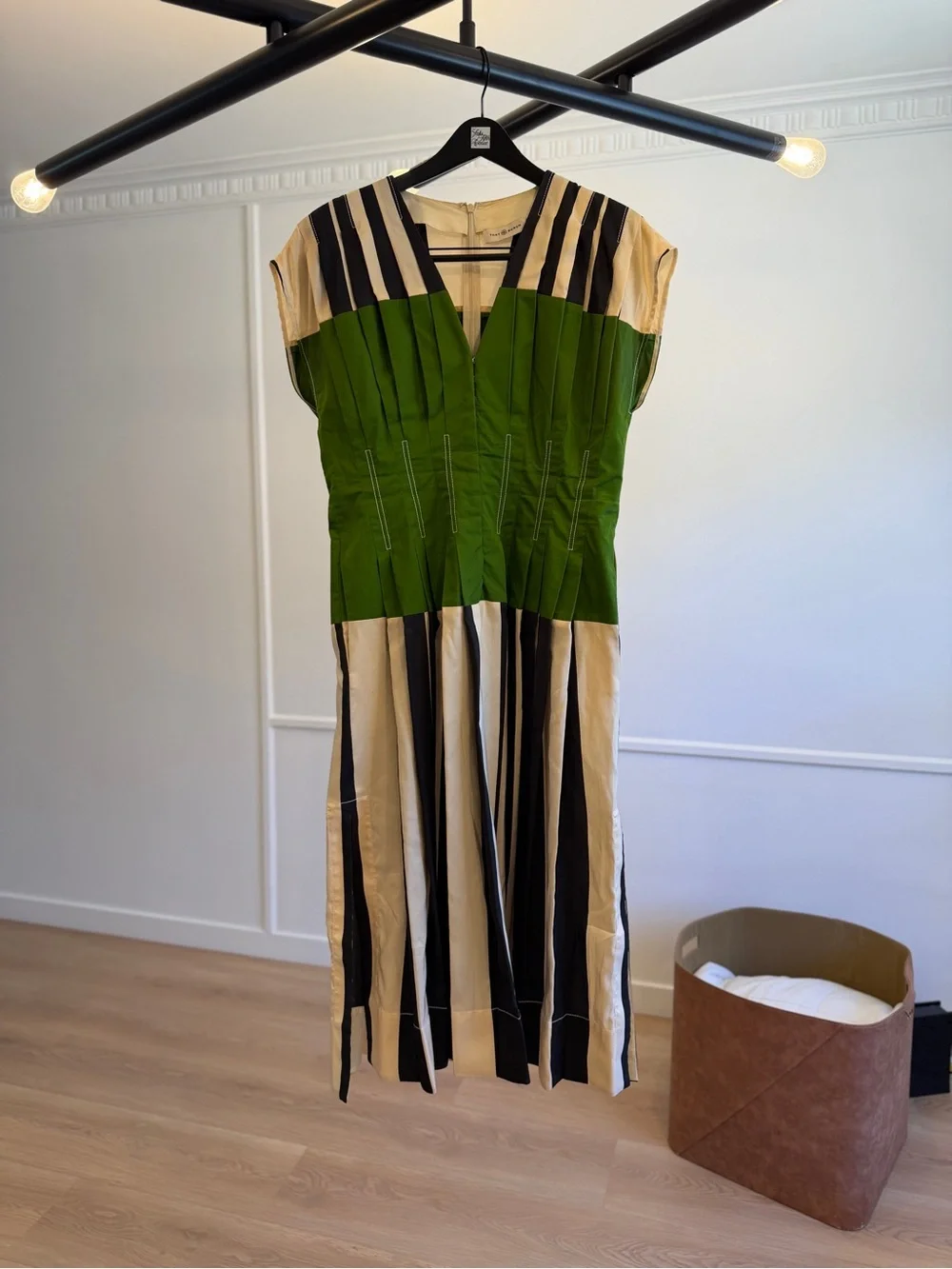Tory Burch SILK SHANTUNG CLAIRE MCCARDELL DRESS